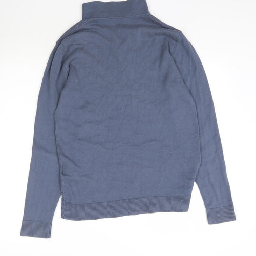JACK & JONES Mens Blue   Pullover Jumper Size L