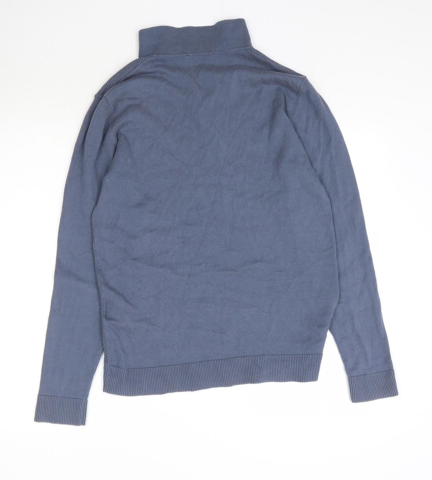 JACK & JONES Mens Blue   Pullover Jumper Size L