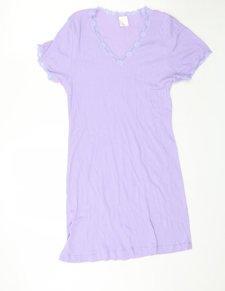 M&Co Womens Purple Striped  Mini  Size S
