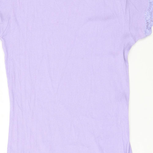 M&Co Womens Purple Striped  Mini  Size S