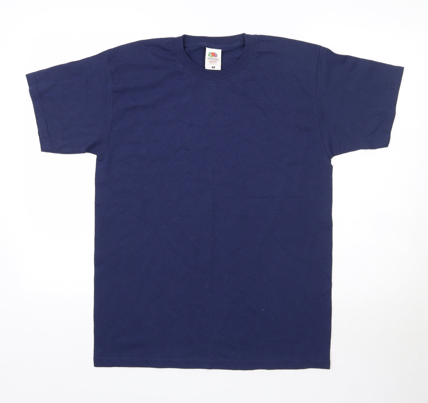 Fruit of the Loom Mens Blue    T-Shirt Size M