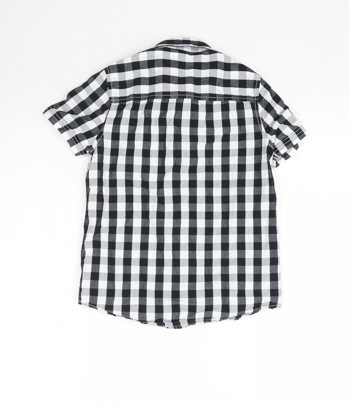F&F Boys Multicoloured Plaid  Basic Button-Up Size 7-8 Years
