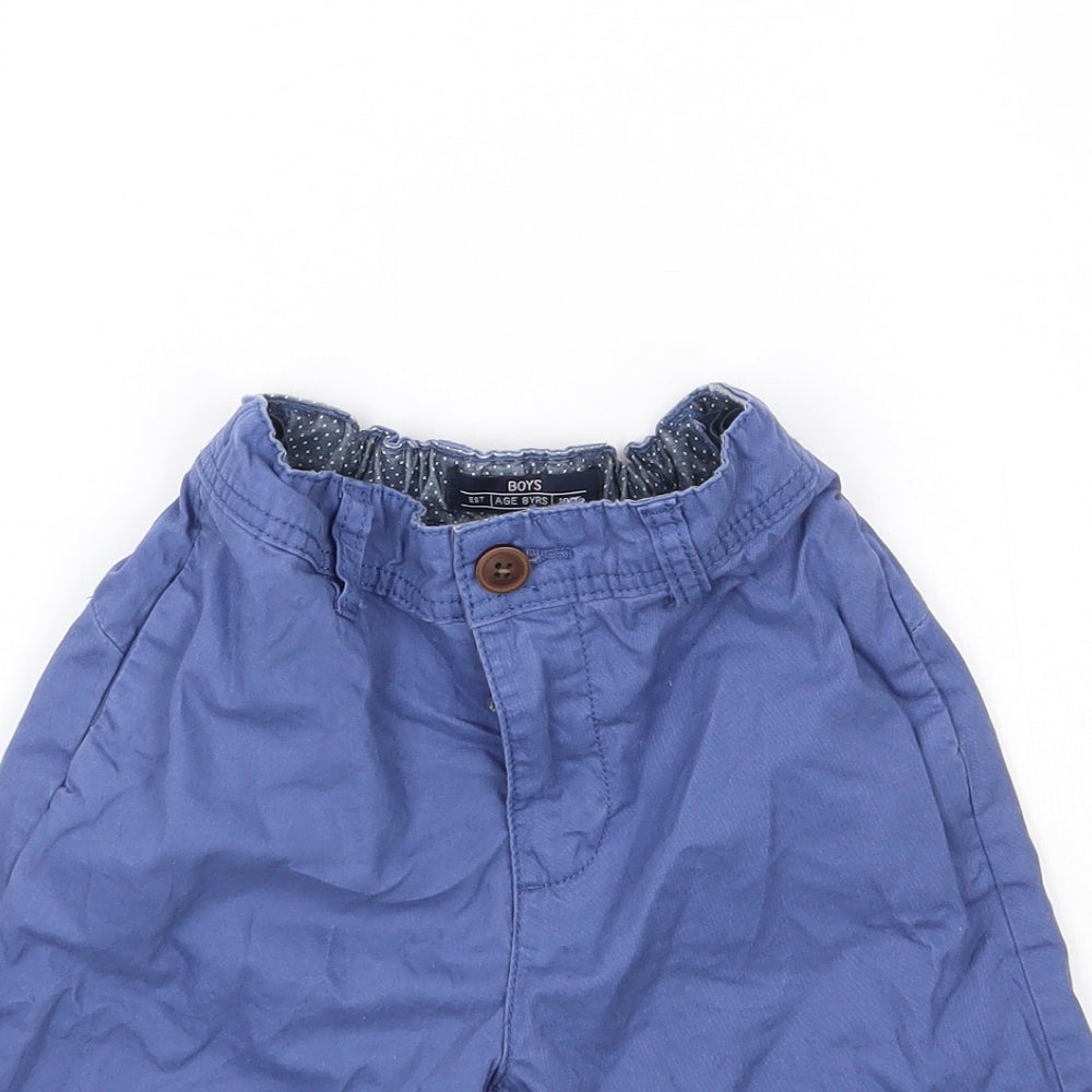 Matalan Boys Blue   Chino Shorts Size 8 Years