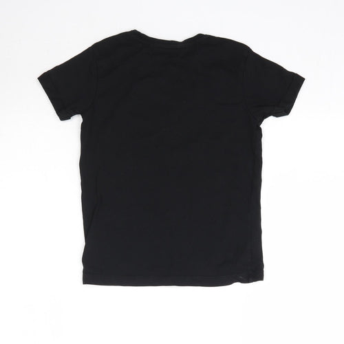 George Boys Black   Basic T-Shirt Size 7-8 Years  - Game Changer
