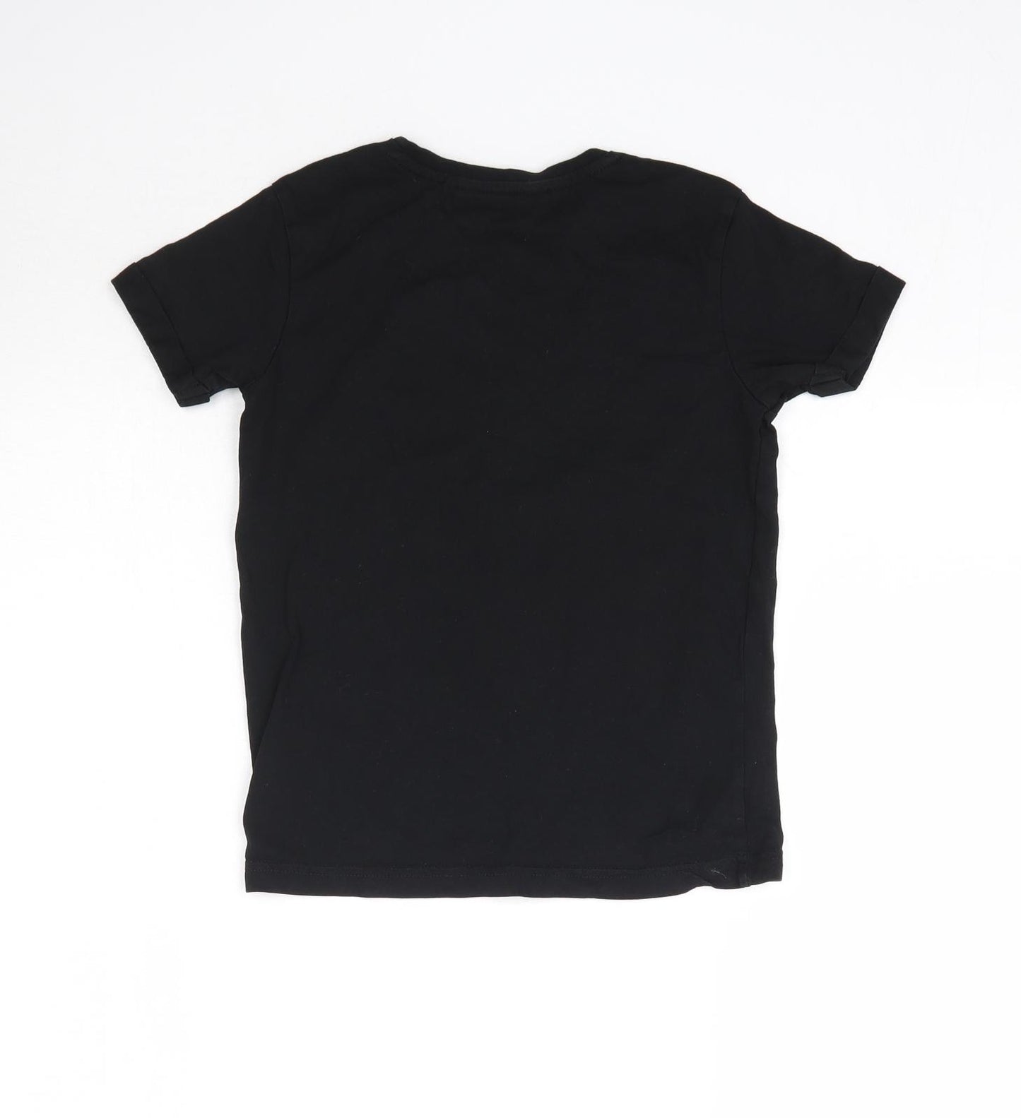 George Boys Black   Basic T-Shirt Size 7-8 Years  - Game Changer