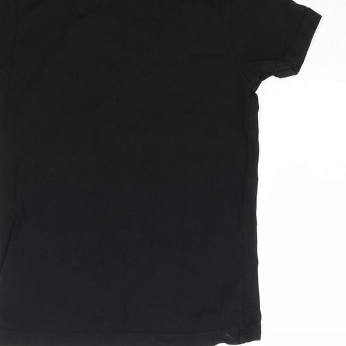 George Boys Black   Basic T-Shirt Size 7-8 Years  - Game Changer