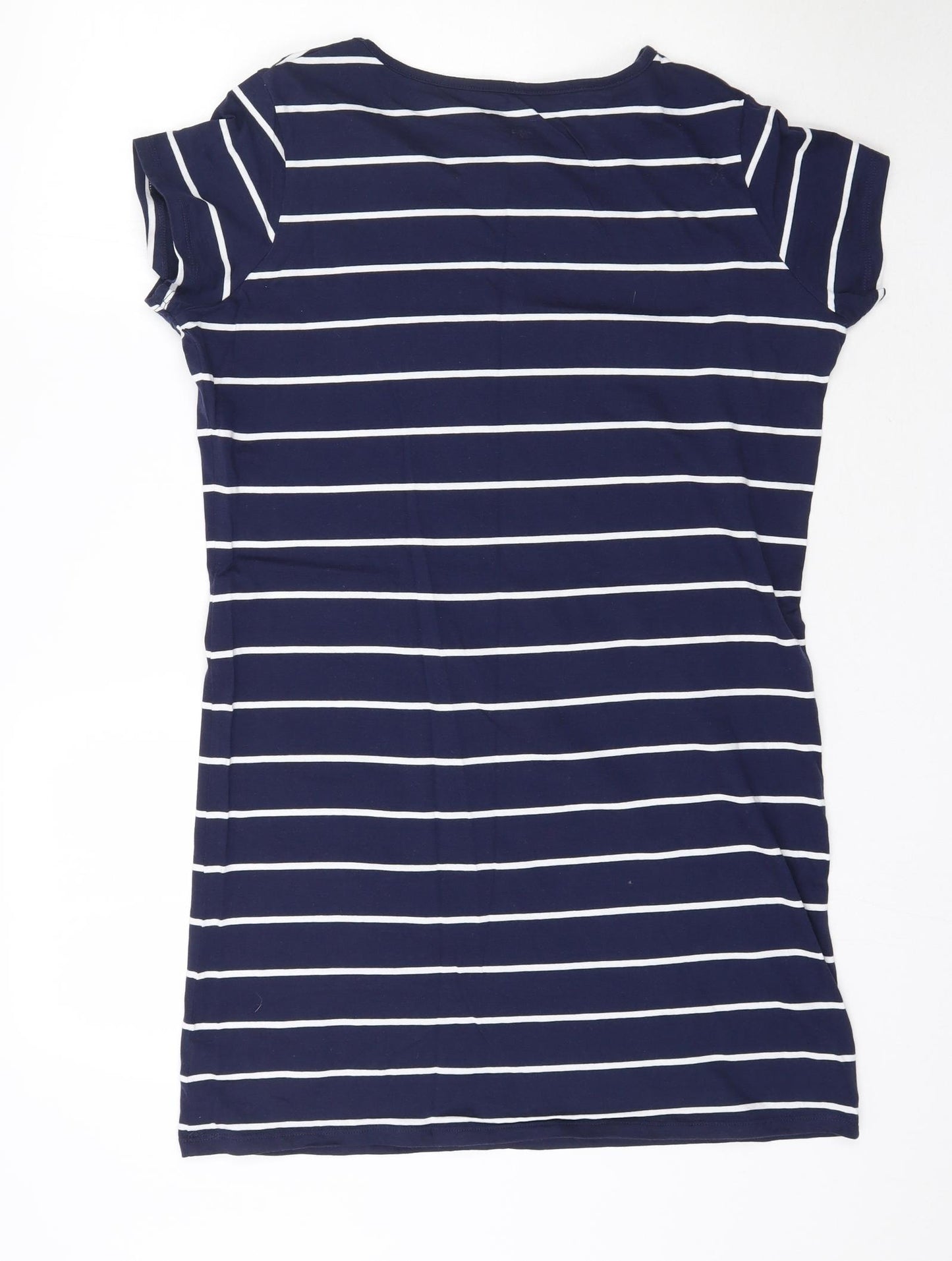 F&F Womens Blue Striped  Top Dress Size 12  - Weekend Dreamer