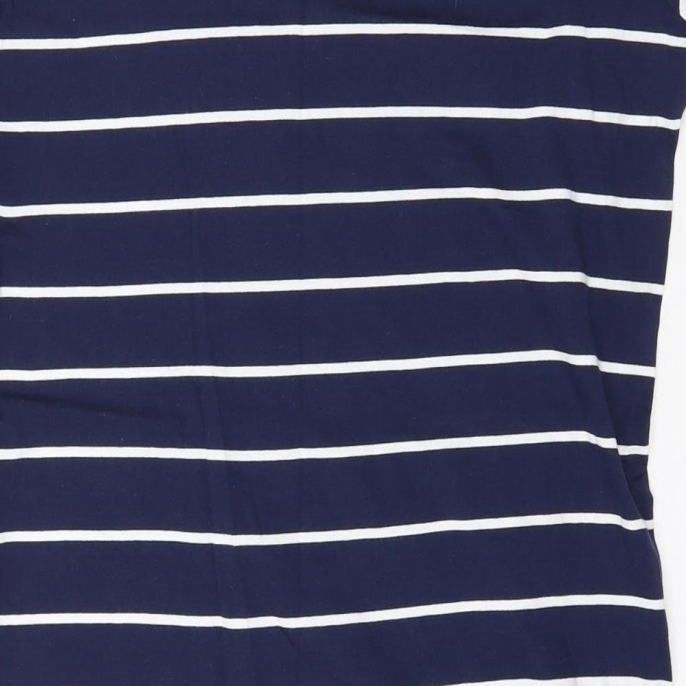 F&F Womens Blue Striped  Top Dress Size 12  - Weekend Dreamer