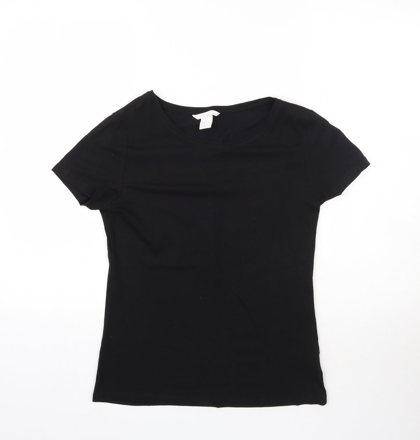 H&M Womens Black   Basic T-Shirt Size M