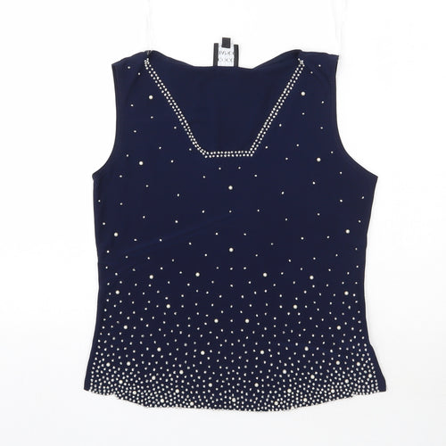 Coco Bianco Womens Blue   Basic Blouse Size S
