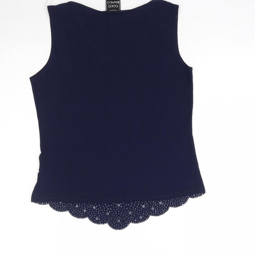Coco Bianco Womens Blue   Basic Blouse Size S