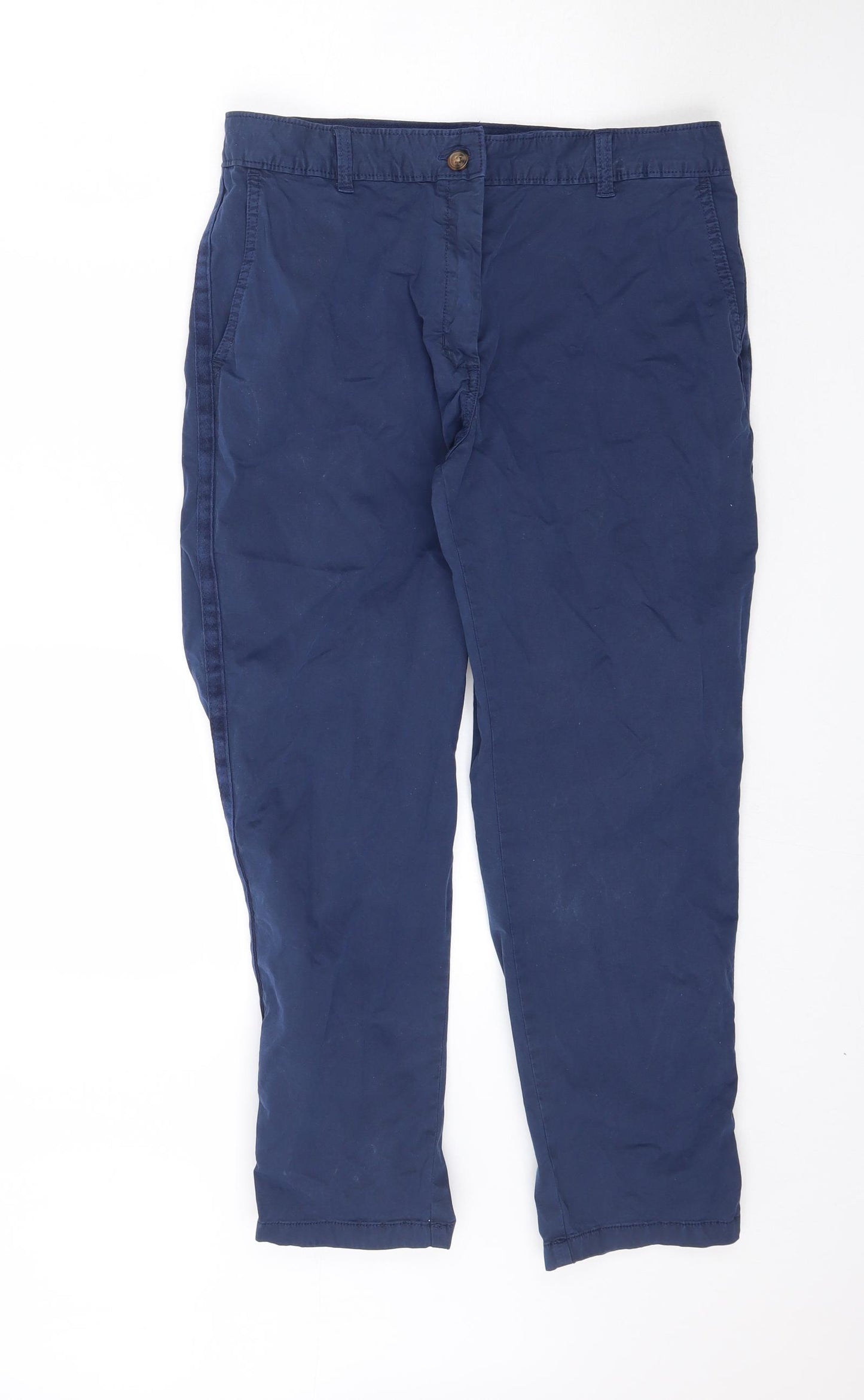 Marks and Spencer Womens Blue   Trousers  Size 12 L27 in
