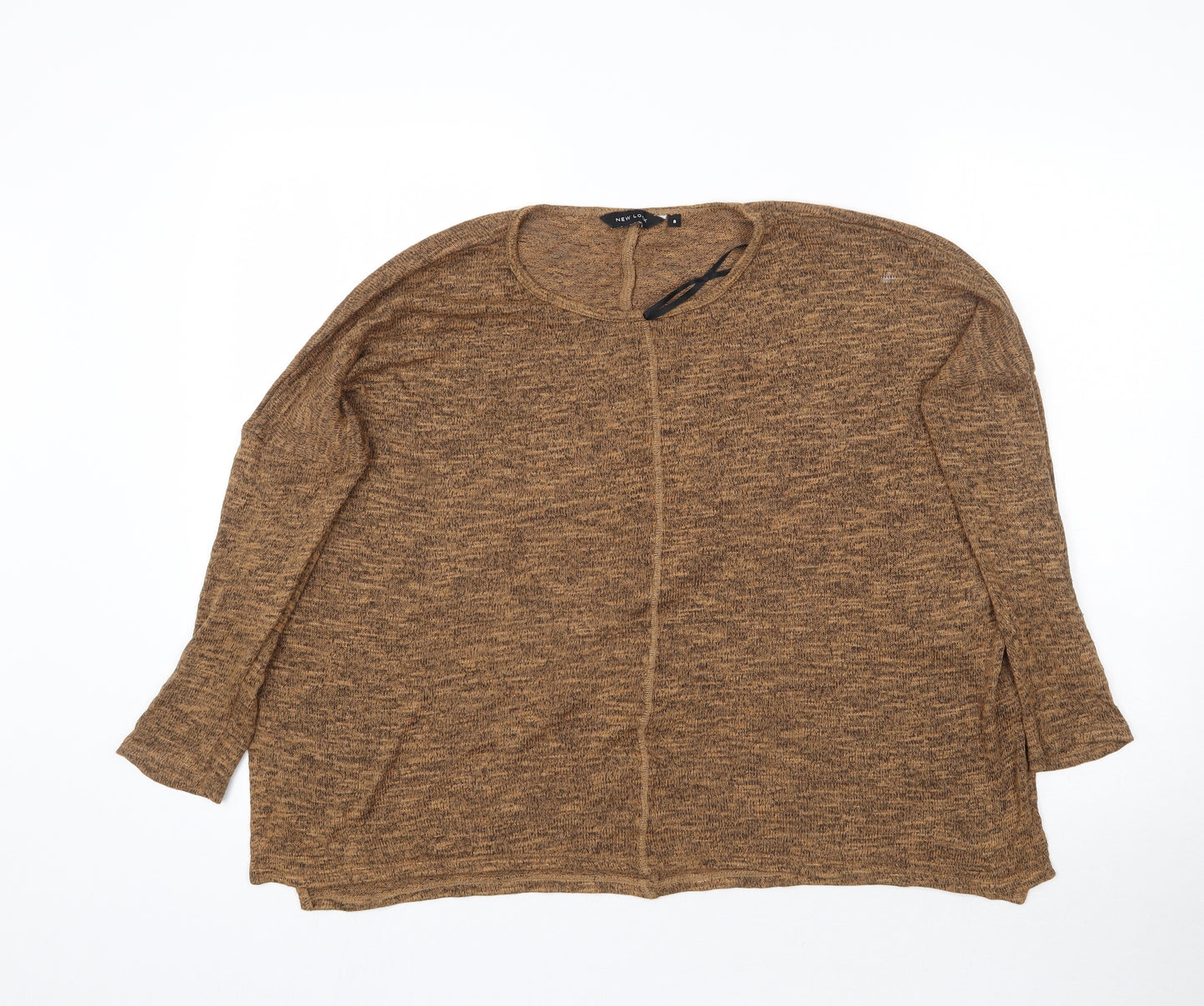 New Look Womens Brown   Basic T-Shirt Size 8