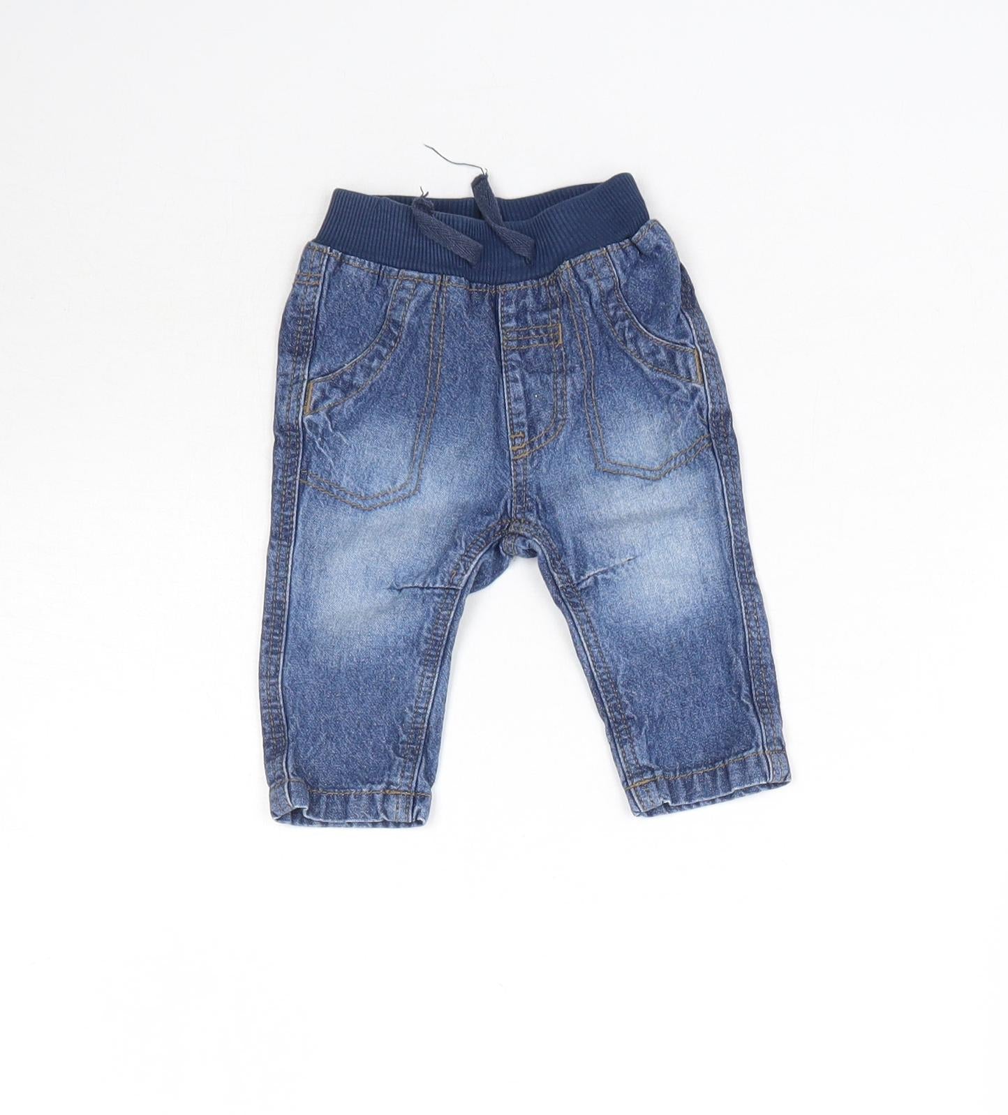 George Baby Blue  Denim Jogger Jeans Size Newborn