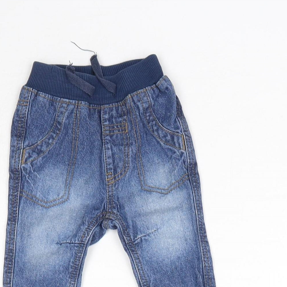 George Baby Blue  Denim Jogger Jeans Size Newborn