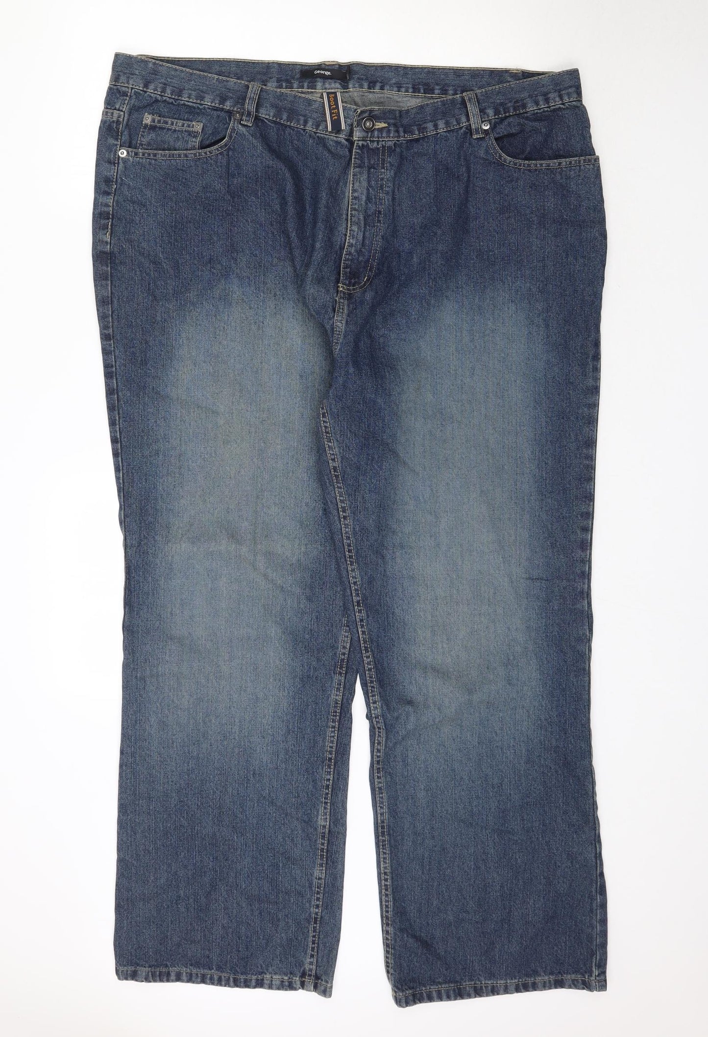 George Mens Blue  Denim Straight Jeans Size 44 in L31 in
