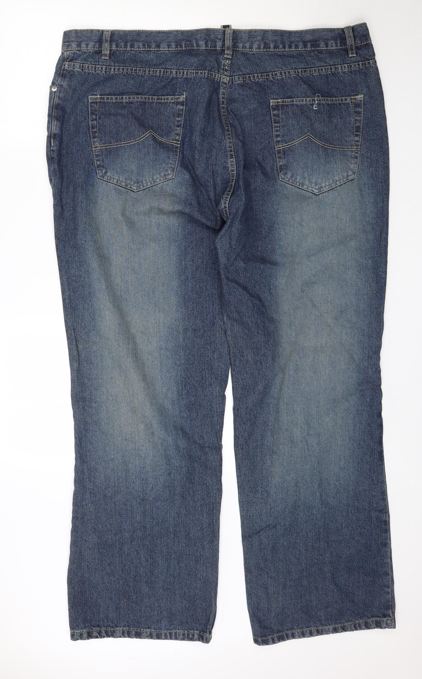 George Mens Blue  Denim Straight Jeans Size 44 in L31 in