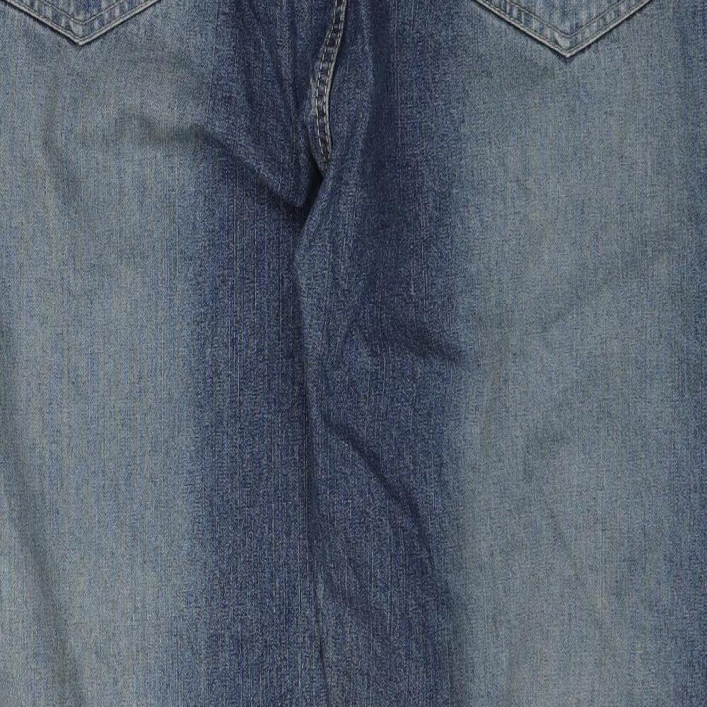 George Mens Blue  Denim Straight Jeans Size 44 in L31 in