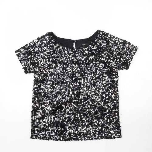 NEXT Womens Black   Basic Blouse Size 6