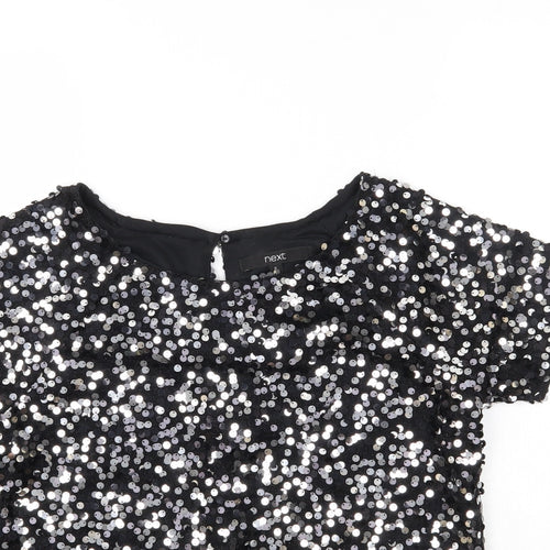 NEXT Womens Black   Basic Blouse Size 6