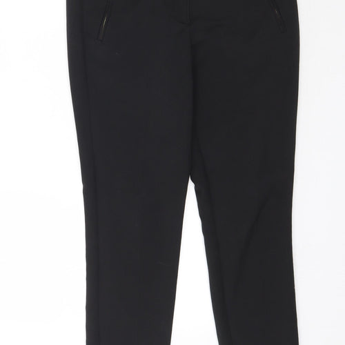 NEXT Womens Black   Trousers  Size 10 L27 in