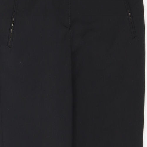 NEXT Womens Black   Trousers  Size 10 L27 in