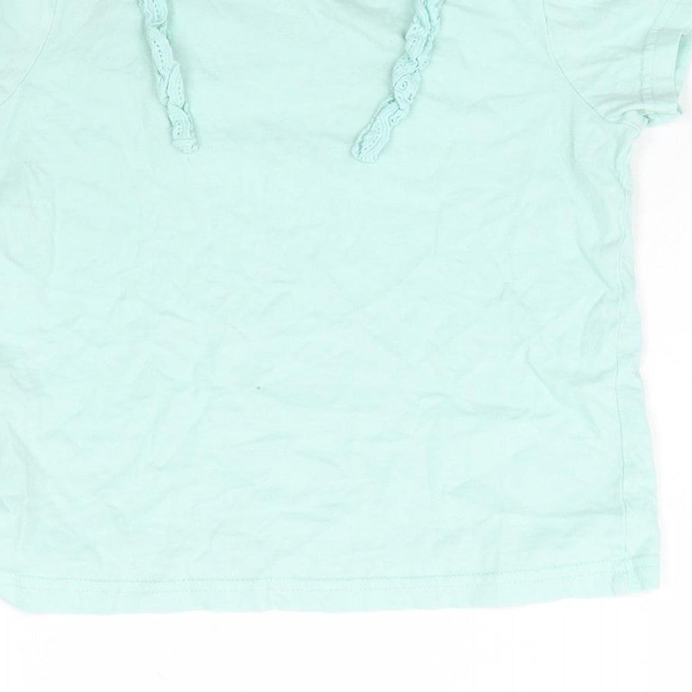 Primark Girls Green   Basic T-Shirt Size 6-7 Years