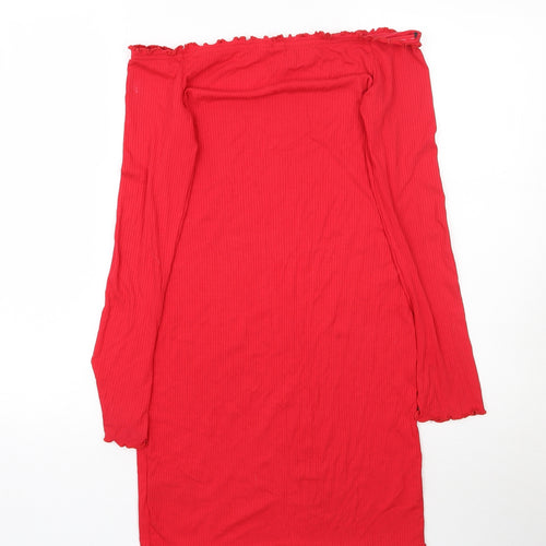 Preworn Womens Red   Bodycon  Size S