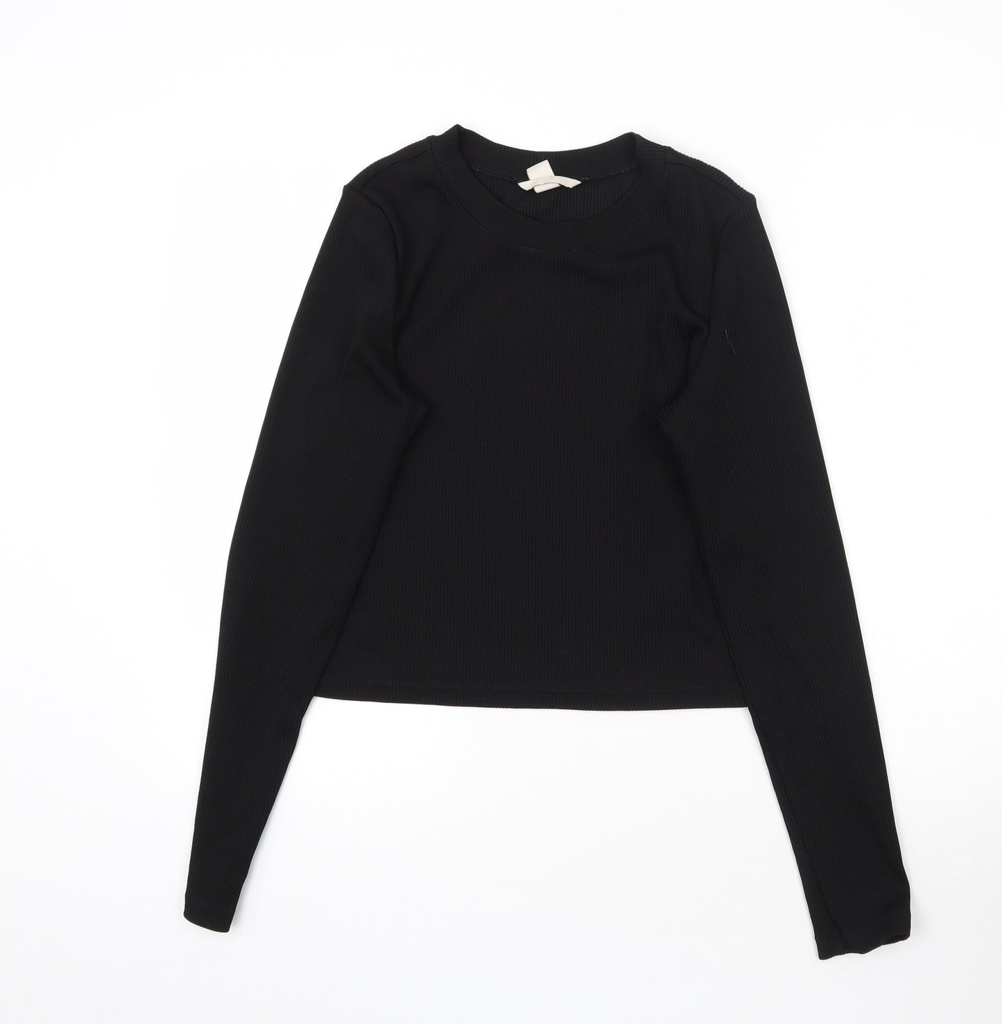 H&M Womens Black   Basic T-Shirt Size M