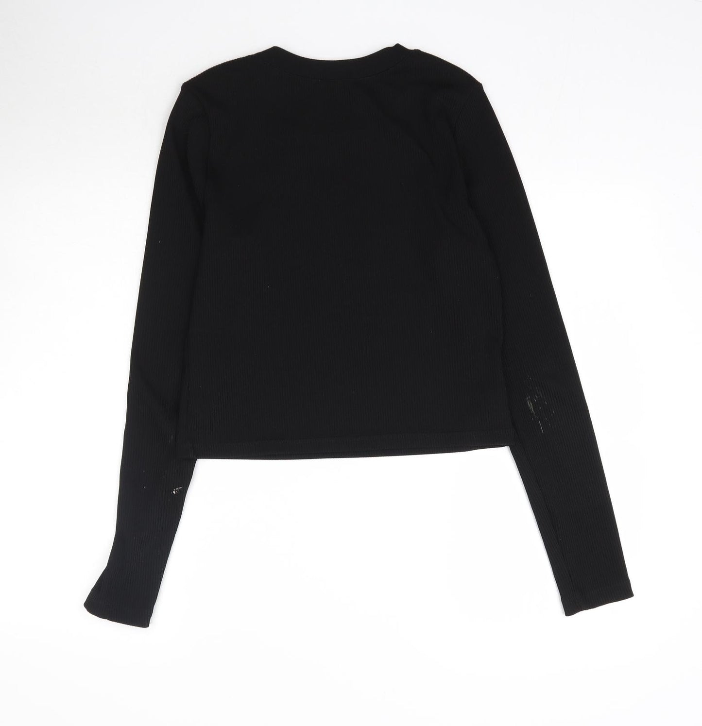 H&M Womens Black   Basic T-Shirt Size M