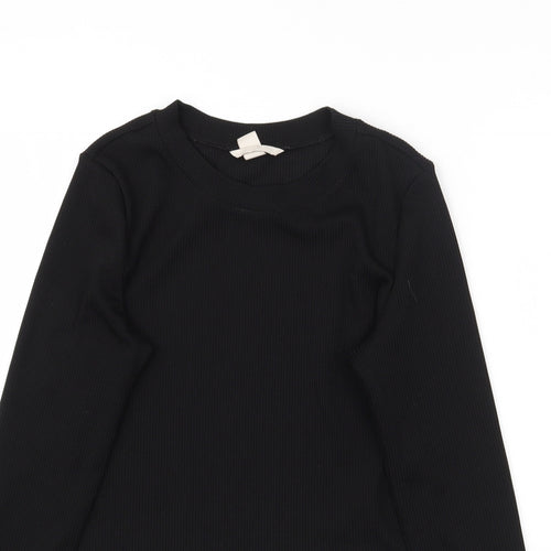 H&M Womens Black   Basic T-Shirt Size M
