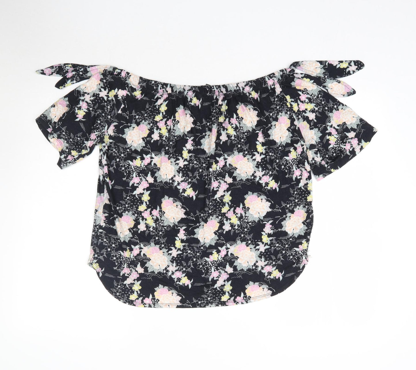 New Look Womens Multicoloured Floral  Basic Blouse Size 12