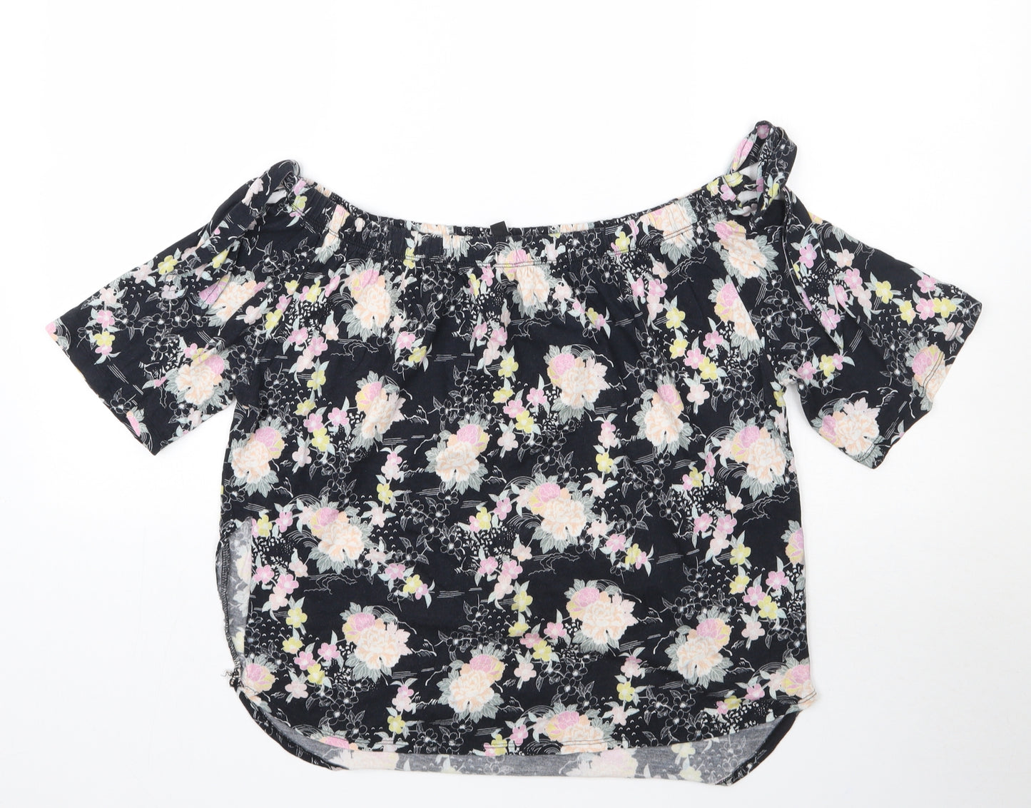 New Look Womens Multicoloured Floral  Basic Blouse Size 12