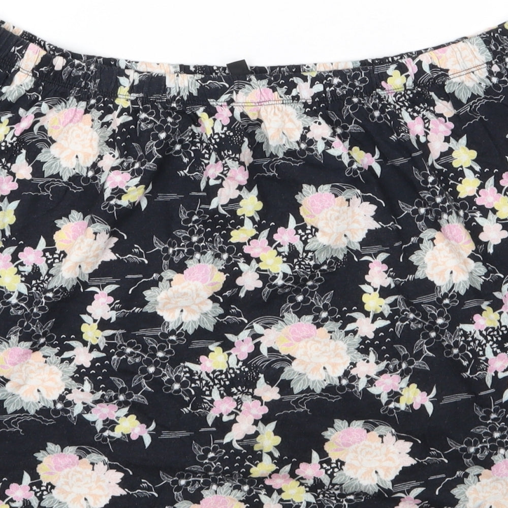 New Look Womens Multicoloured Floral  Basic Blouse Size 12
