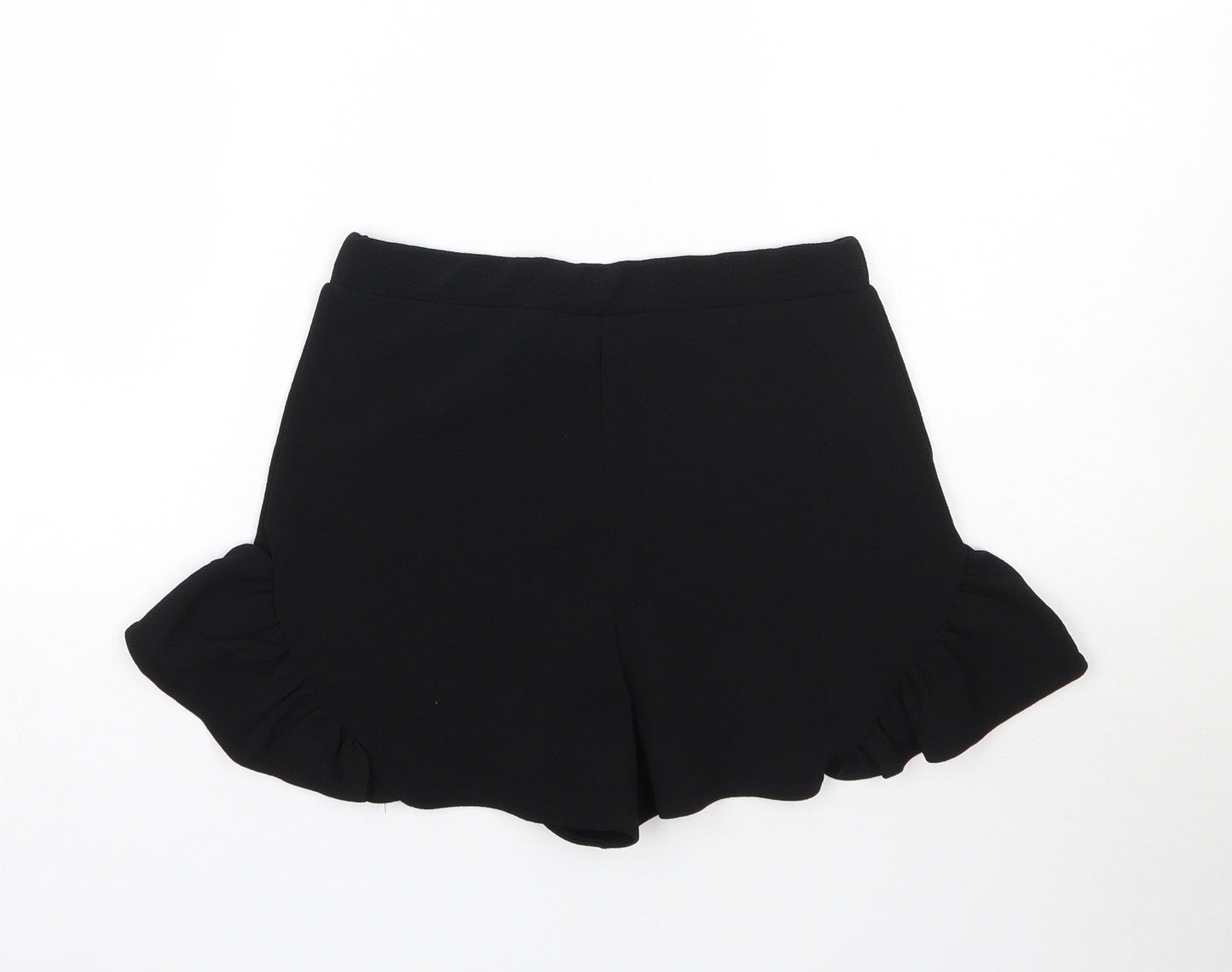 PRETTYLITTLETHING Womens Black   Hot Pants Shorts Size 10