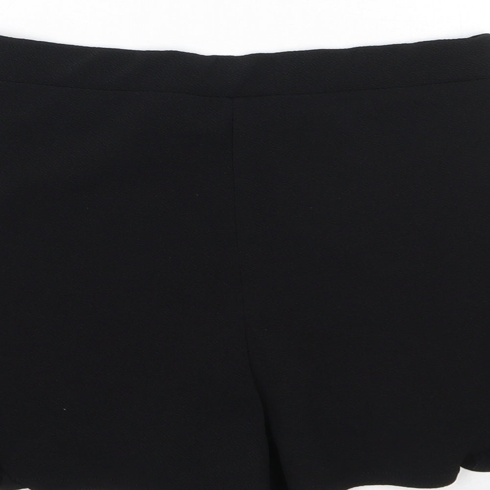 PRETTYLITTLETHING Womens Black   Hot Pants Shorts Size 10