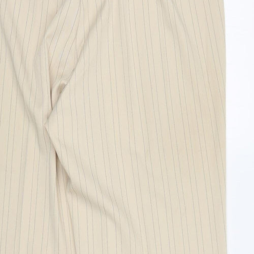Berkertex Womens Ivory Striped  Trousers  Size 20 L27 in