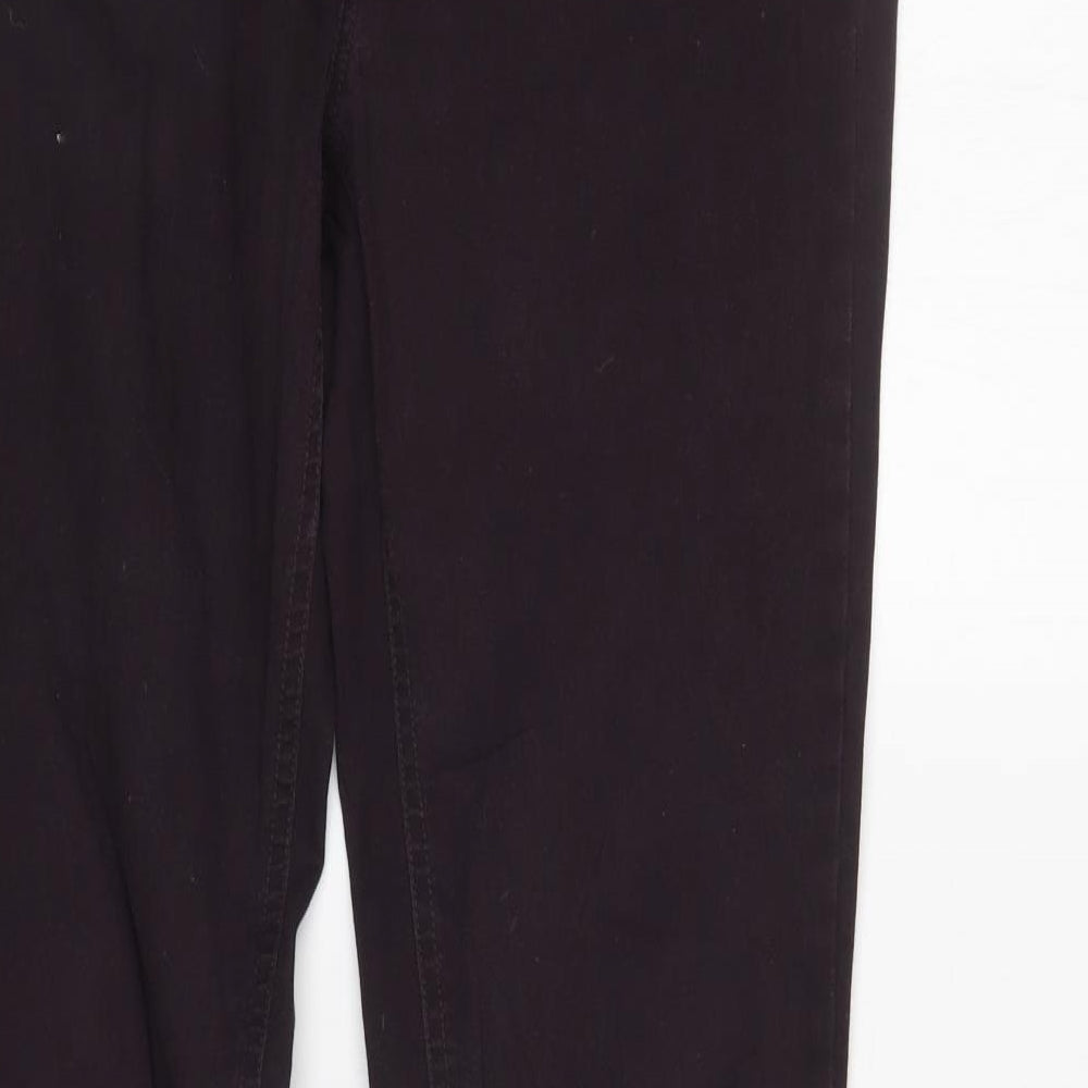 Fat Face Womens Purple   Straight Jeans Size 12 L31 in