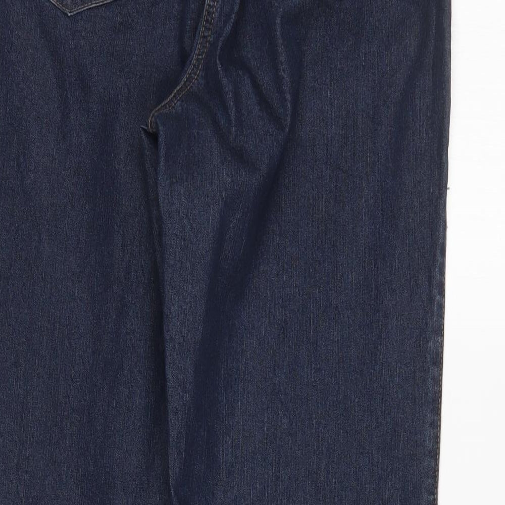 KURZ Womens Blue   Straight Jeans  L30 in