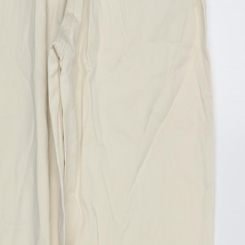 R I Clothing Womens Ivory   Straight Jeans Size 14 L29 in