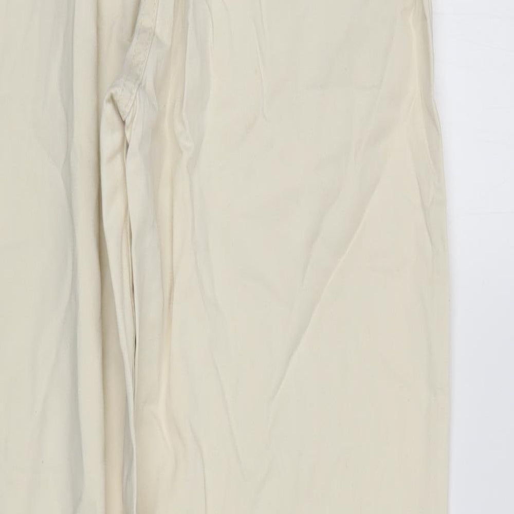 R I Clothing Womens Ivory   Straight Jeans Size 14 L29 in