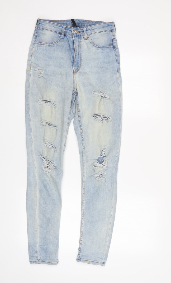 Divided Womens Blue Straight Jeans Size 8 L28 in