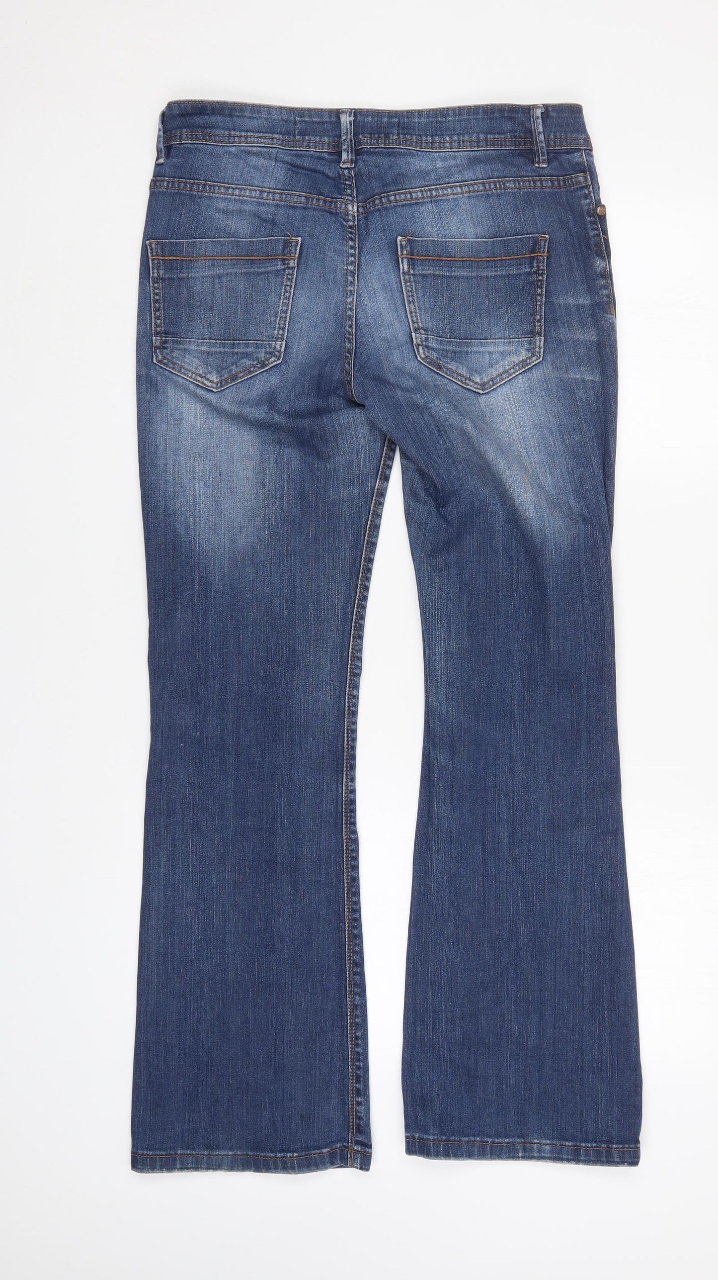 NEXT Womens Blue   Bootcut Jeans Size 12 L31 in