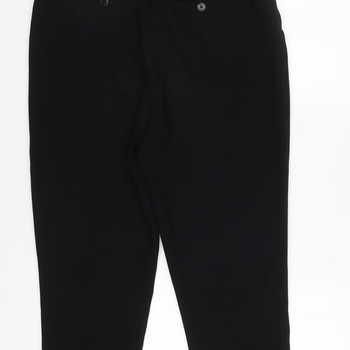 Zara Womens Black   Trousers  Size S L25 in