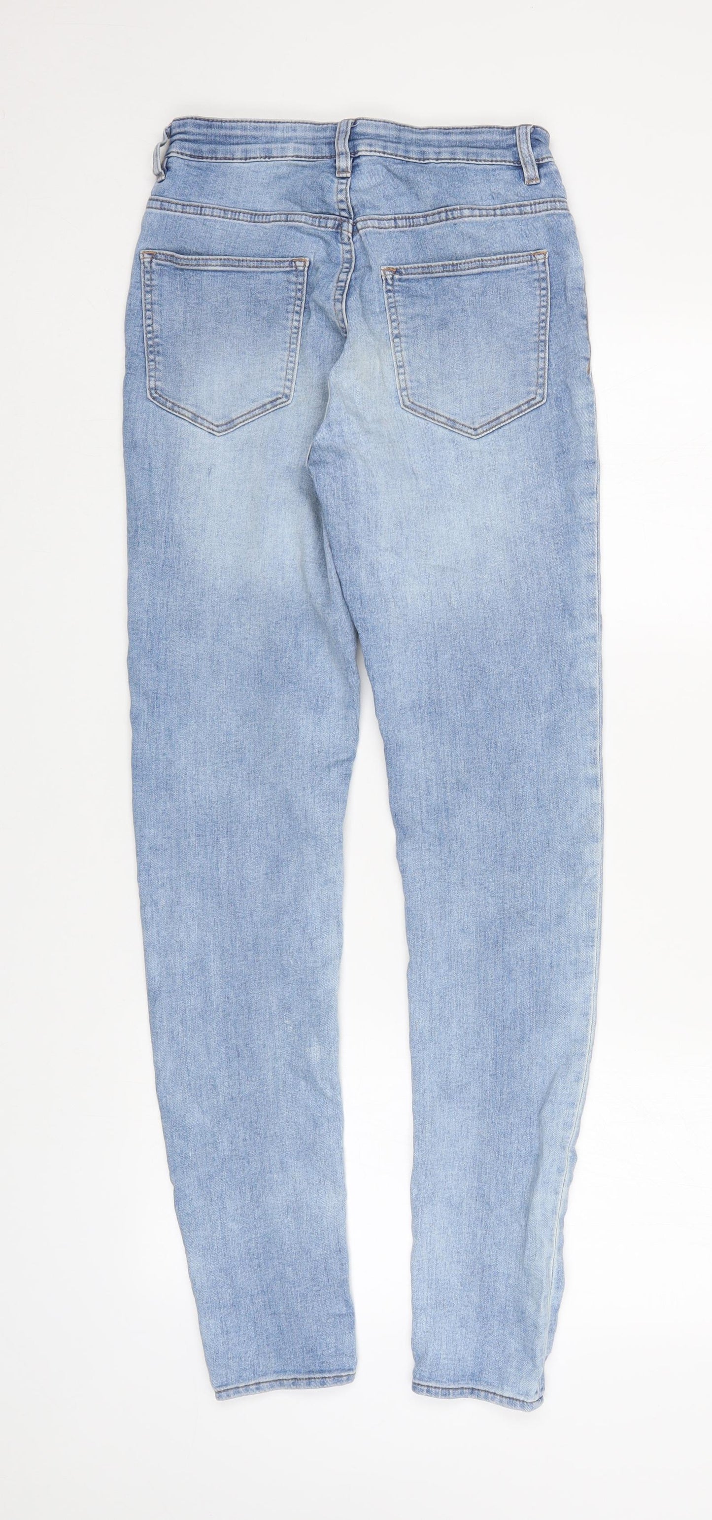 Preworn Womens Blue   Tapered Jeans Size 8 L30 in
