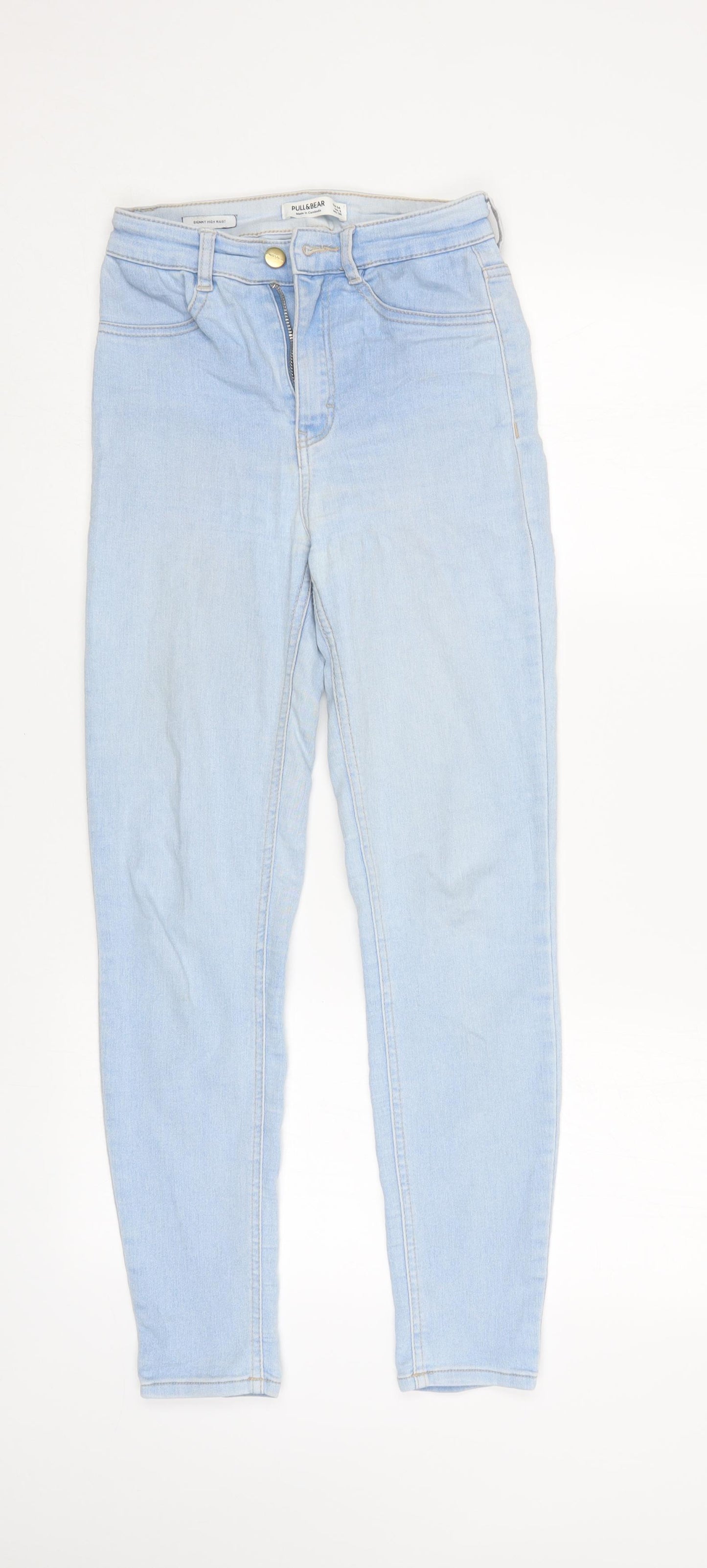 Pull&Bear Womens Blue   Skinny Jeans Size 6 L28 in
