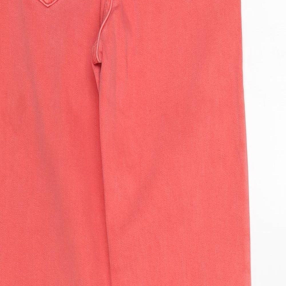 Preworn Womens Red   Straight Jeans  L29 in