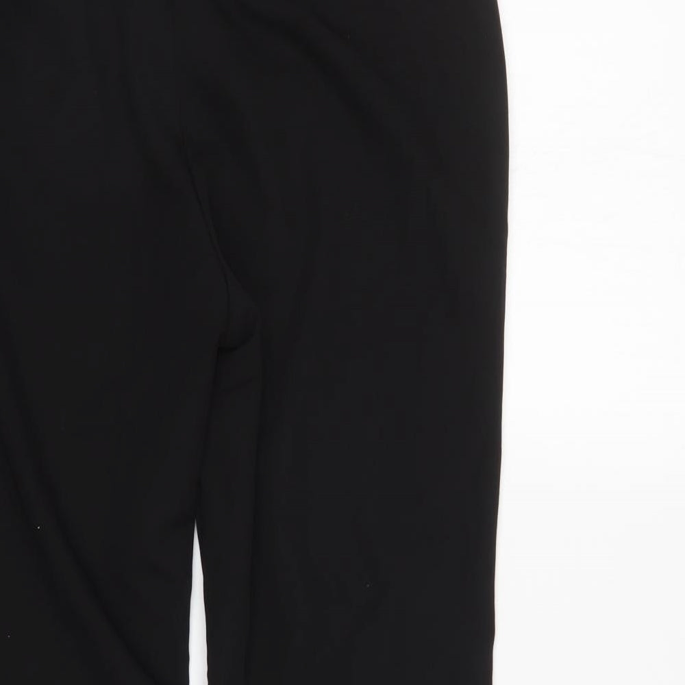 Nutmeg Womens Black   Trousers  Size 12 L28 in