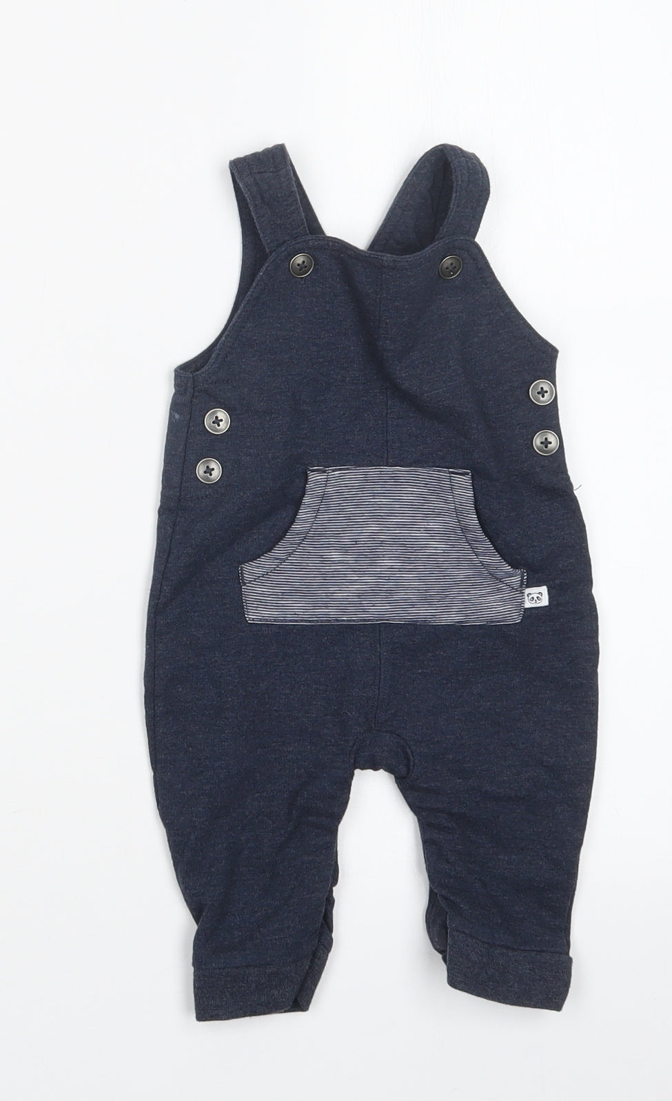 George Boys Blue   Dungaree Outfit/Set Size 3-6 Months