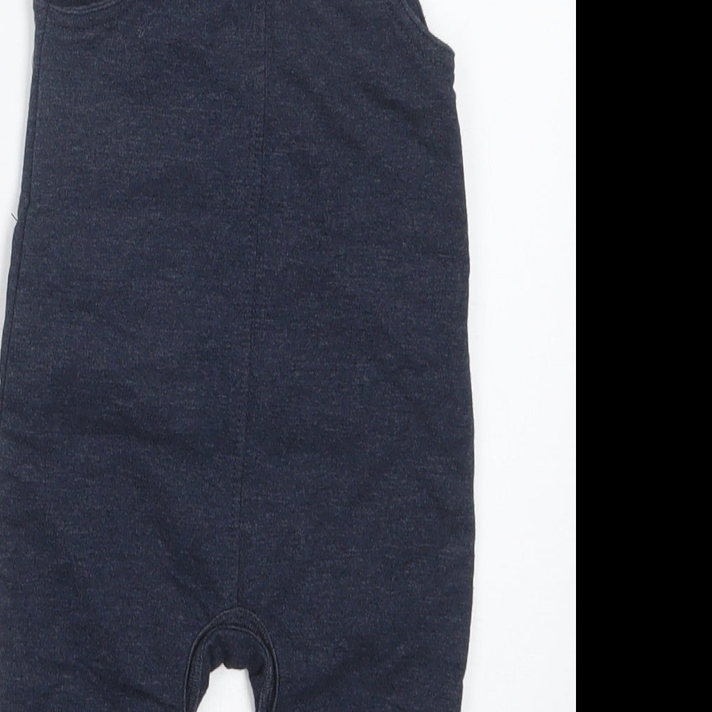 George Boys Blue   Dungaree Outfit/Set Size 3-6 Months